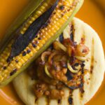 Miso Corn Arepas Paired with Smoky Chipotle Butter Flair