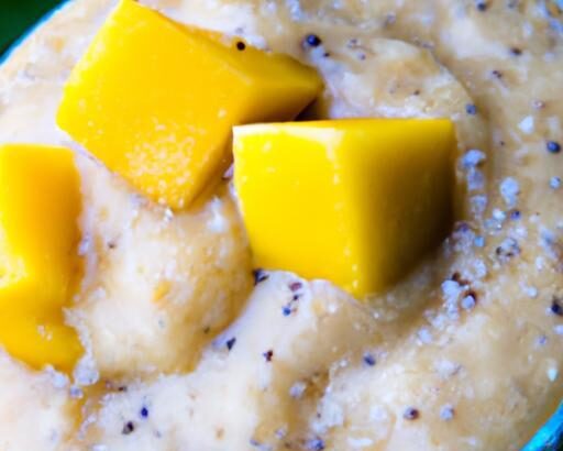 Tropical Twist: Thick Mango Pineapple Chia Smoothie Recipe