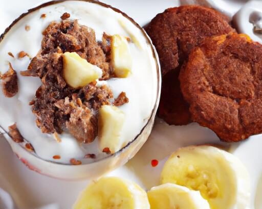 Creamy Banana Froyo Cookies & Cream Milkshake Delight