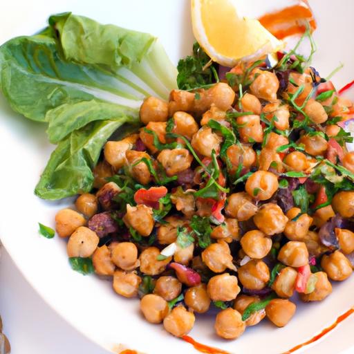 Kick Up ‍Your Greens: Spicy Roasted Chickpea Salad Recipe