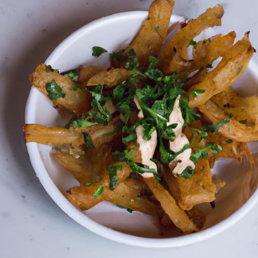 Crispy Yuca Fries Meet Zesty Wasabi Aioli Delight