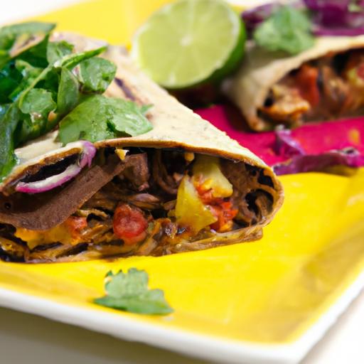 Wholesome Black Bean‌ & Avocado Wraps: Flavor​ Meets Health