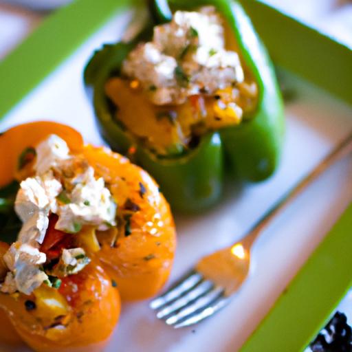 Flavor-Packed Stuffed Peppers with creamy Feta Cheese