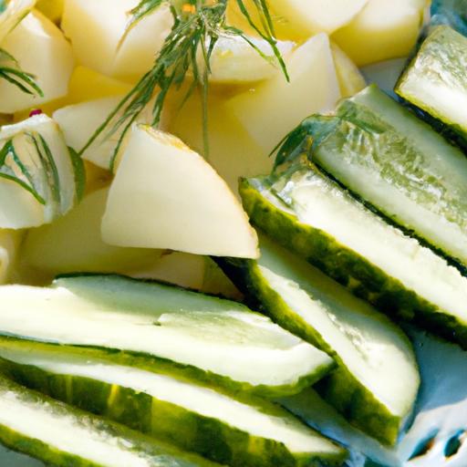Refreshing ‌Potato ⁣& Cucumber Salad with Creamy Dill Dressing
