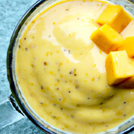 Tropical Twist: Thick Mango Pineapple Chia ⁣Smoothie Recipe