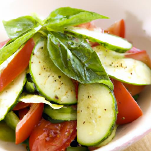 Fresh Tomato & Cucumber Fattoush Salad: A Vibrant Delight