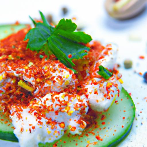 Whipped Feta Delight: Honey & Chili Flakes Twist