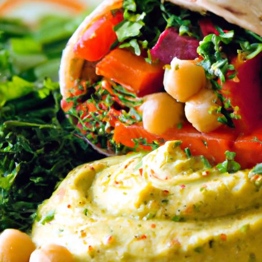 Fresh & Flavorful: ‍Collard green Wraps with Hummus & Veggies