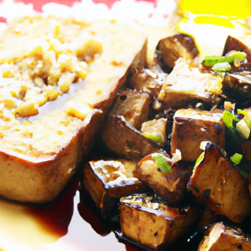 Golden Baked Tofu Stir-Fry with Savory Tamari Sauce