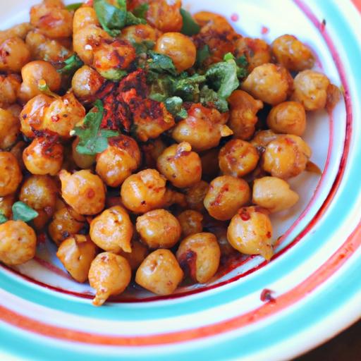 Crunchy Roasted Chickpeas with Smoky paprika Zest!