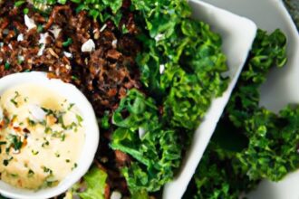 Power-Packed Kale & Quinoa Protein Bowl with Tahini Twist