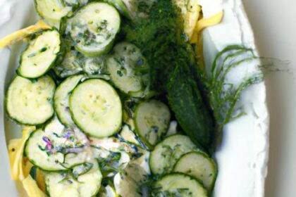 Refreshing Potato & Cucumber Salad with Creamy Dill Dressing