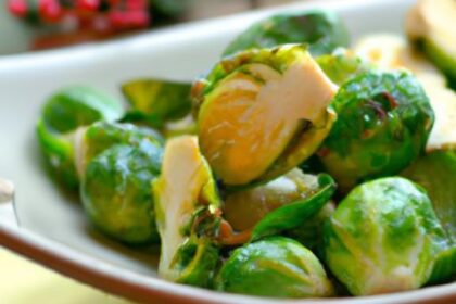 Brighten Your Plate: Roasted Brussels Sprouts with Zesty Mustard Vinaigrette