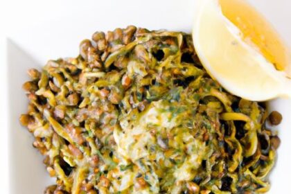 Lentil Pasta Meets Vegan Pesto: A Nutritious Twist