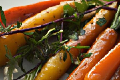 Sweet & Tangy Honey Balsamic Roasted Carrots Recipe