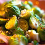 Zesty Roasted Brussels Sprouts with Tangy Mustard Vinaigrette