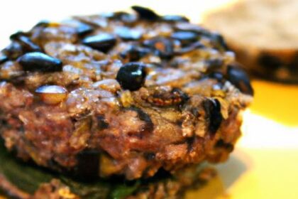Hearty Homemade Black Bean & Oat Veggie Burgers Recipe