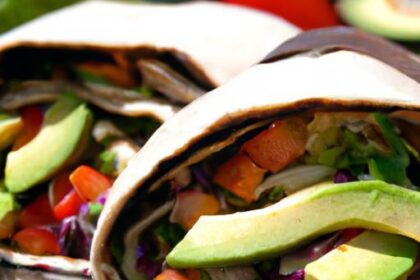 Wholesome Black Bean & Avocado Wraps: Flavor Meets Health