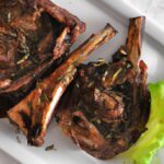 Savory Greek Grilled Lamb Chops Infused with Oregano Aroma