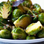 Crisp & Tangy: Roasted Brussels Sprouts with Balsamic Glaze