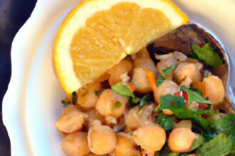 Hearty Chickpea & Spinach Stew with Zesty Preserved Lemon
