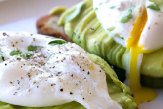 Velvety Avocado Toast with Perfectly Poached Eggs Delight