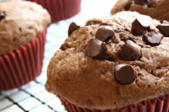 Indulge in the Ultimate Double Chocolate Chip Muffins Recipe