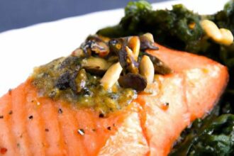 Boost Health with Baked Salmon and Omega-3 Pesto Delight