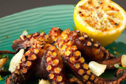 Savor the Flavor: Grilled Octopus with Lemon & Garlic Zest