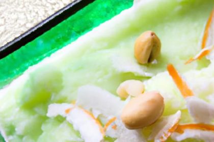 Coconut Lime Arroz con Leche with a Vibrant Matcha Drizzle