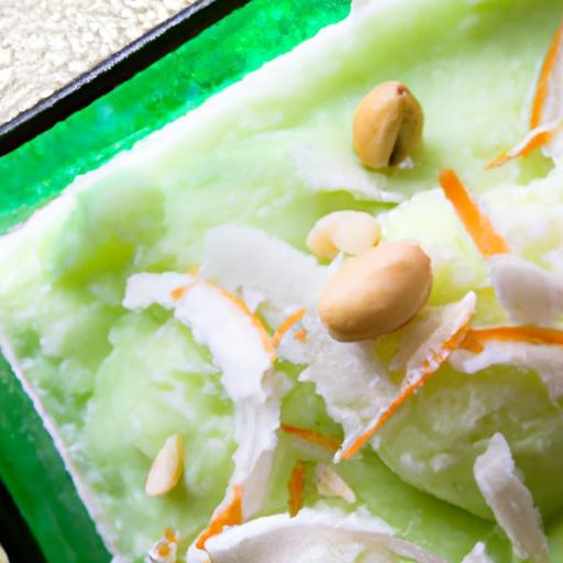 Coconut Lime Arroz con Leche with a Vibrant Matcha Drizzle