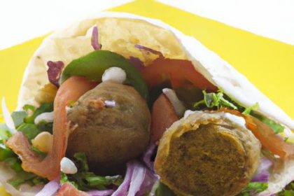 Mediterranean Falafel Pita Wrap: A Flavorful Healthy Feast