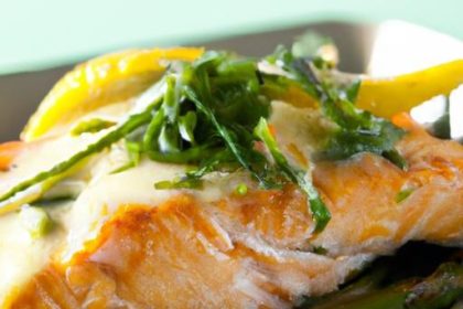 One-Pan Wonder: Roasted Salmon and Asparagus Delight