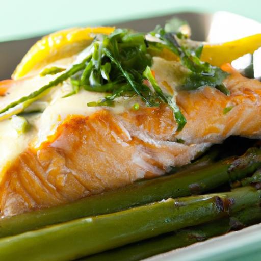 One-Pan Wonder: Roasted Salmon and Asparagus Delight