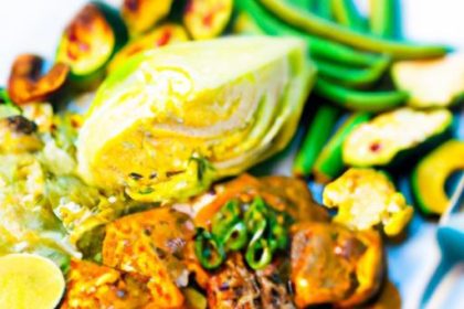 Zesty Chili-Lime Tempeh Satay with Creamy Peanut Sauce