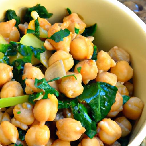 Hearty Chickpea & Spinach Stew with Zesty Preserved Lemon