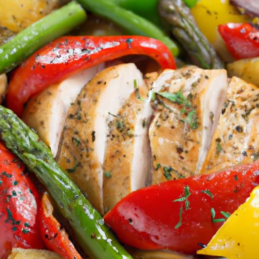 One-Pan Greek Chicken​ & Veggies Roasted in ⁣a Bundt Pan
