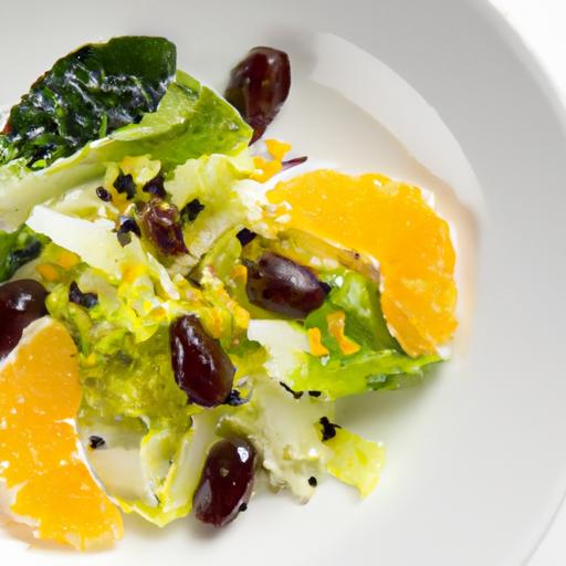 zesty Orange & Fennel Salad with Savory Black Olives Delight