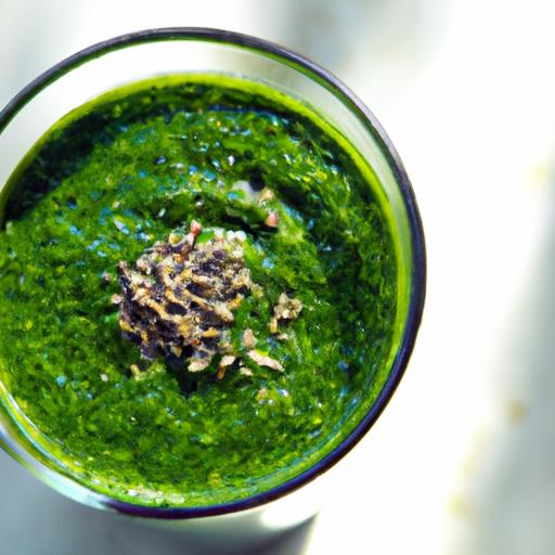 Power-Packed‌ moringa & ‌Spirulina Green Smoothie Recipe
