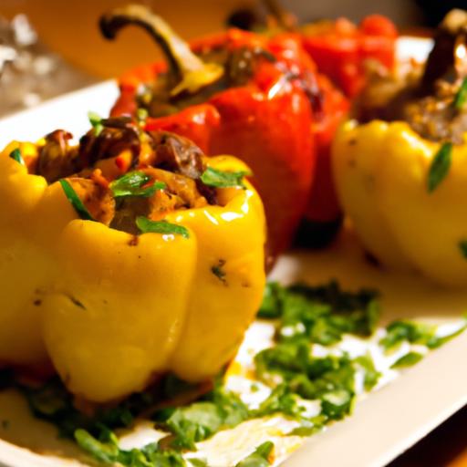 Melt-in-Your-Mouth ‌Cheesy⁣ stuffed Peppers with Rice & Meat