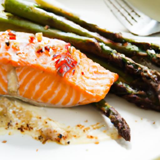 one-Pan Wonder: Roasted Salmon and Asparagus Delight