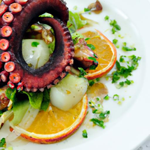 Savor the Flavor: Grilled Octopus with Lemon & garlic zest