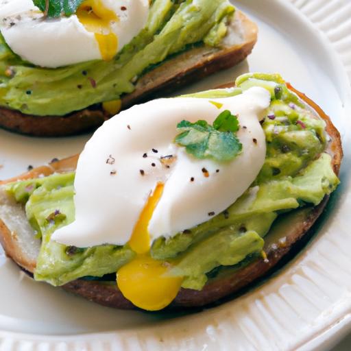 Velvety Avocado ⁣Toast ‌with Perfectly Poached Eggs⁤ Delight