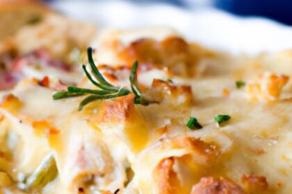 Cheesy Chicken Alfredo Pasta Bake: Comfort Food Delight