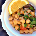 Hearty Chickpea & Spinach Stew with Zesty Preserved Lemon