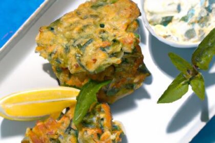 Crisp Zucchini Fritters with Feta and Fresh Mint Magic