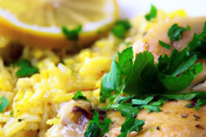 Zesty Lemon Herb Chicken and Rice: One-Pan Wonder Meal