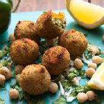 Crispy Baked Falafel with Zesty Lemon Tahini Drizzle