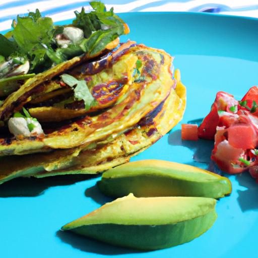 Wholesome Chickpea Flour Pancakes with Avocado Salsa Twist