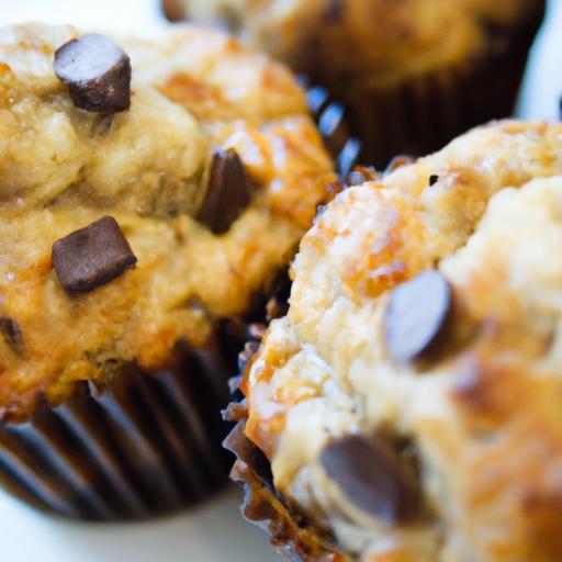 Healthy Banana Oat Muffins​ with ‍Decadent ⁤Dark ​Choco Chips